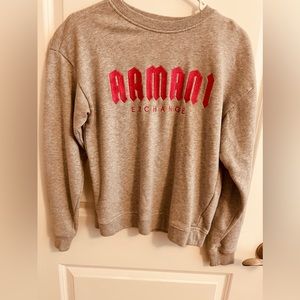 Armani exchange long sleeve sweatshirt